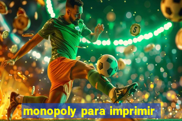 monopoly para imprimir